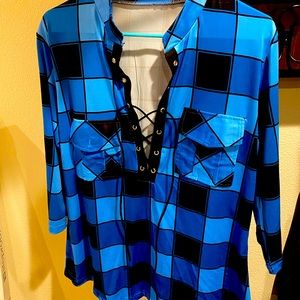 Women’s 3/4 sleeve dress shirt XL